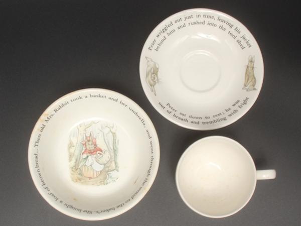 ウエッジウッド カップ＆ソーサー オートミールソーサー 2点セット ピーターラビット WEDGWOOD