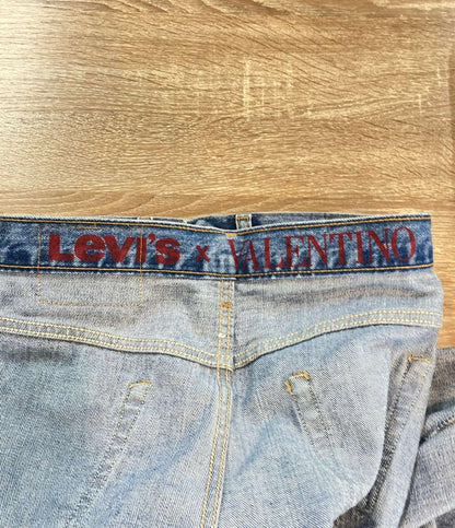 美品 Levi's デニムパンツ ×VALENTINO 1969 RE-EDITION 51 缶入り トートバッグ 21SS VB0DD11R7FJ レディース SIZE 26 (M) リーバイス
