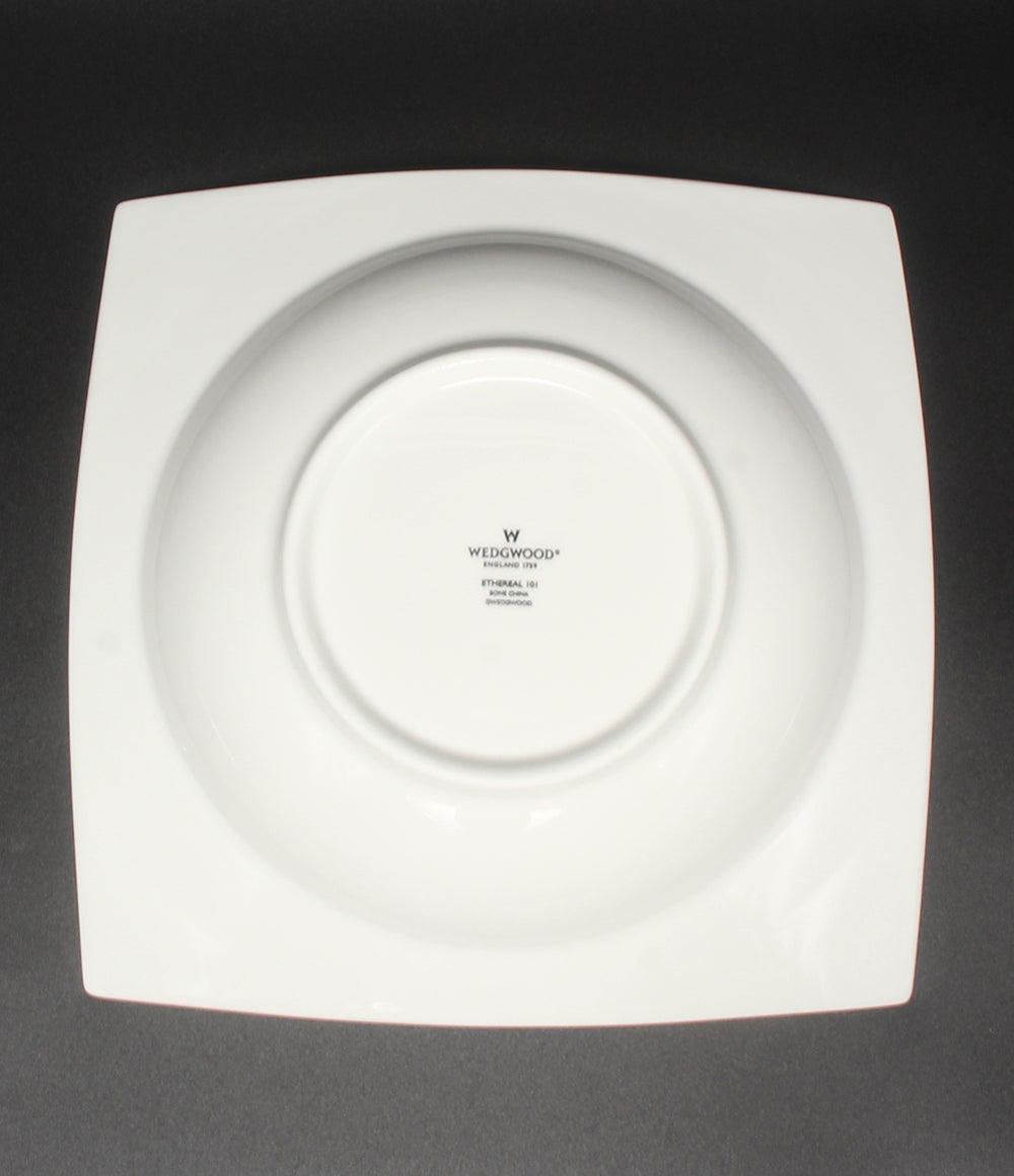 美品 WEDGWOOD スクエアボウル パスタプレート 皿 23cm エスリアル