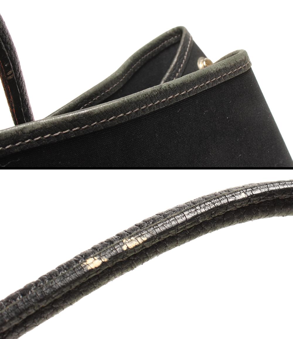 エルメス トートバッグ シルバー金具 ガーデンパーティPM トワルオフィシエ レディース HERMES