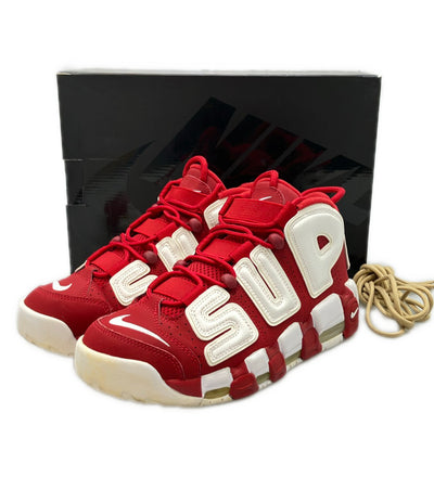 NIKE×Supreme ミドルカットスニーカー AIR MORE UPTEMPO 902290-600 メンズ SIZE 25.5 ナイキ×シュプリーム