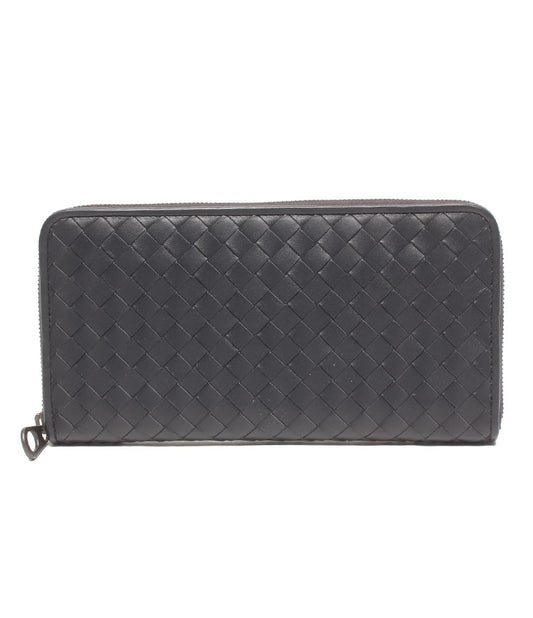 BOTTEGA VENETA ラウンドファスナー長財布 イントレチャート メンズ レディース ボッテガ・ヴェネタ