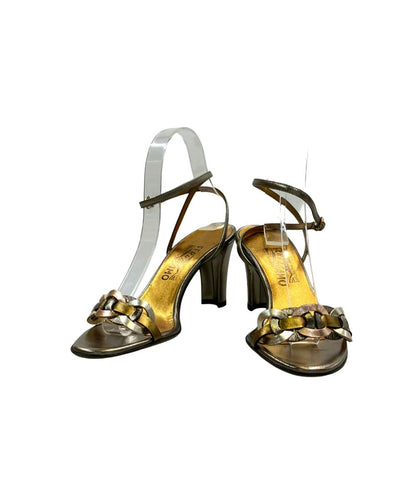 サルヴァトーレフェラガモ アンクルストラップサンダル レディース SIZE 7 1/2 (XL) Salvatore Ferragamo