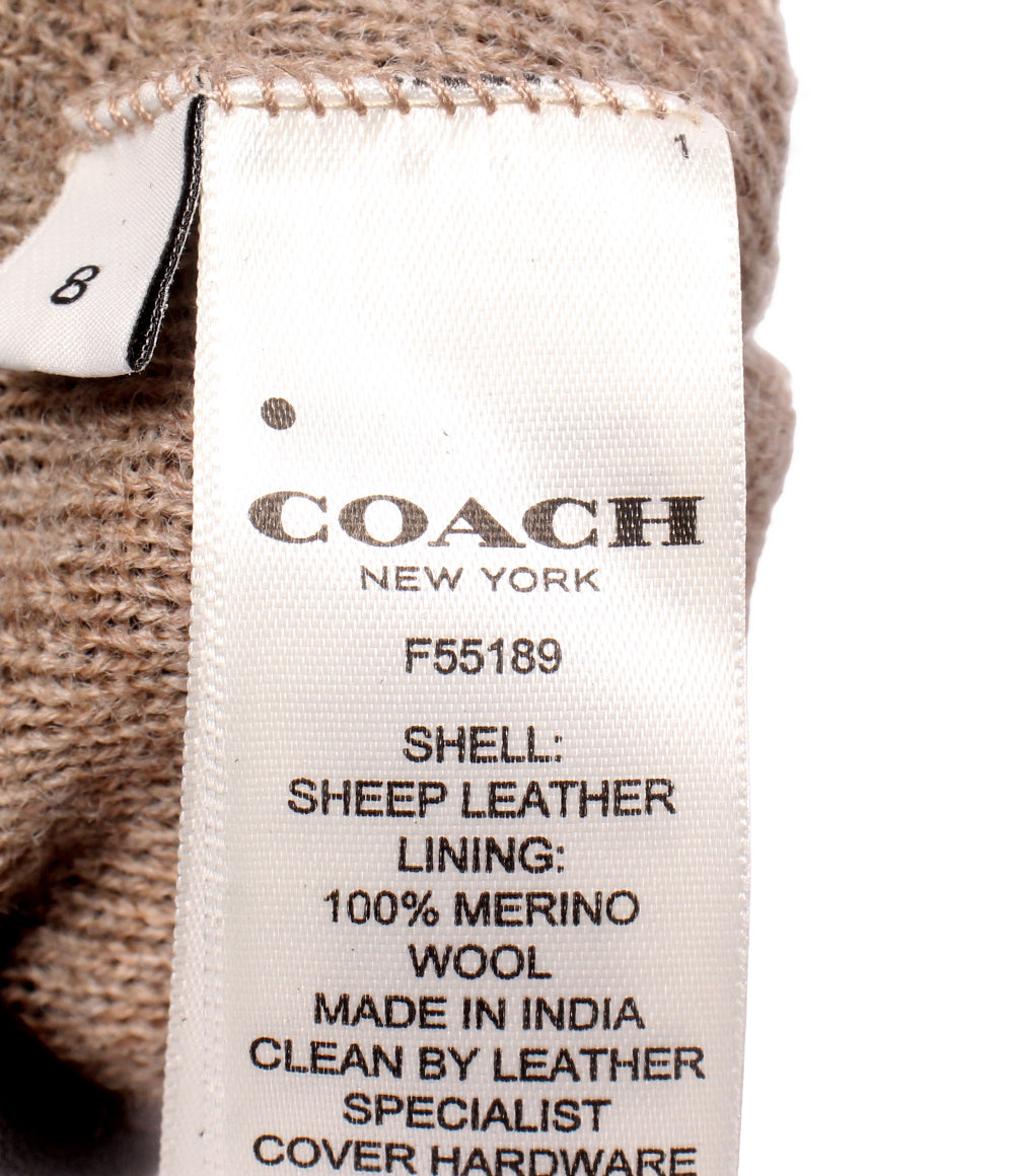 美品 COACH 手袋 レザー F55189 レディース コーチ
