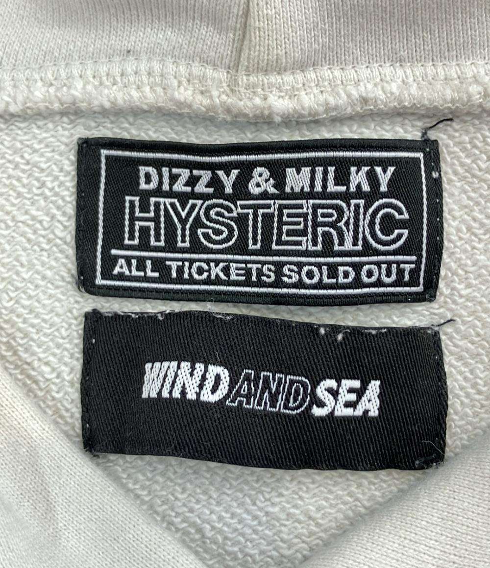 WIND AND SEA HYSTERIC GLAMOUR フーディーパーカー メンズ SIZE XS ウィンダンシー ヒステリックグラマー