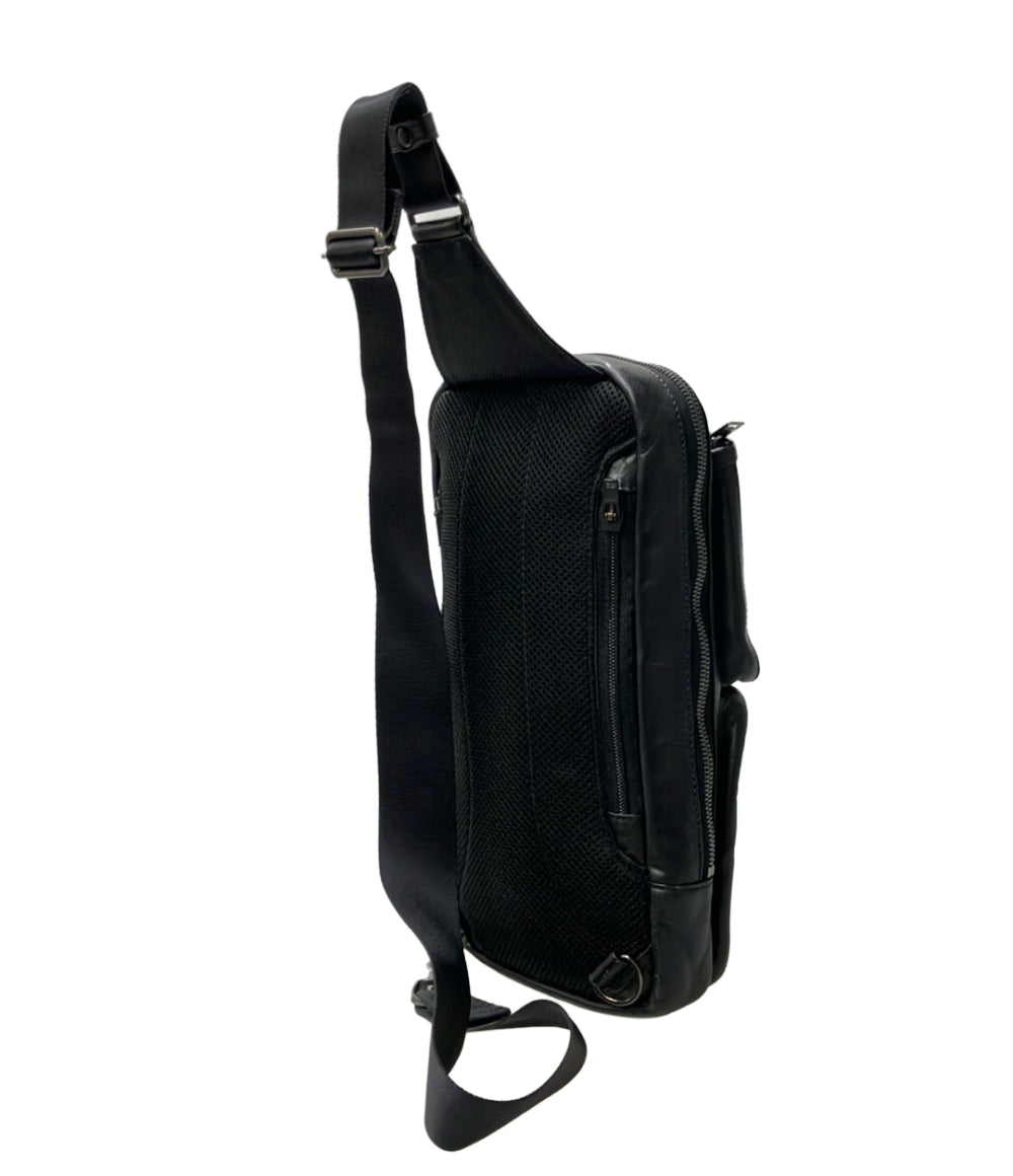 LUGGAGE LABEL ボディバッグ ワンショルダーバッグ レザー メンズ ラゲッジレーベル