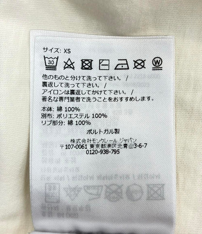 美品 MONCLER 裾フリル半袖Tシャツ レディース SIZE XS モンクレール