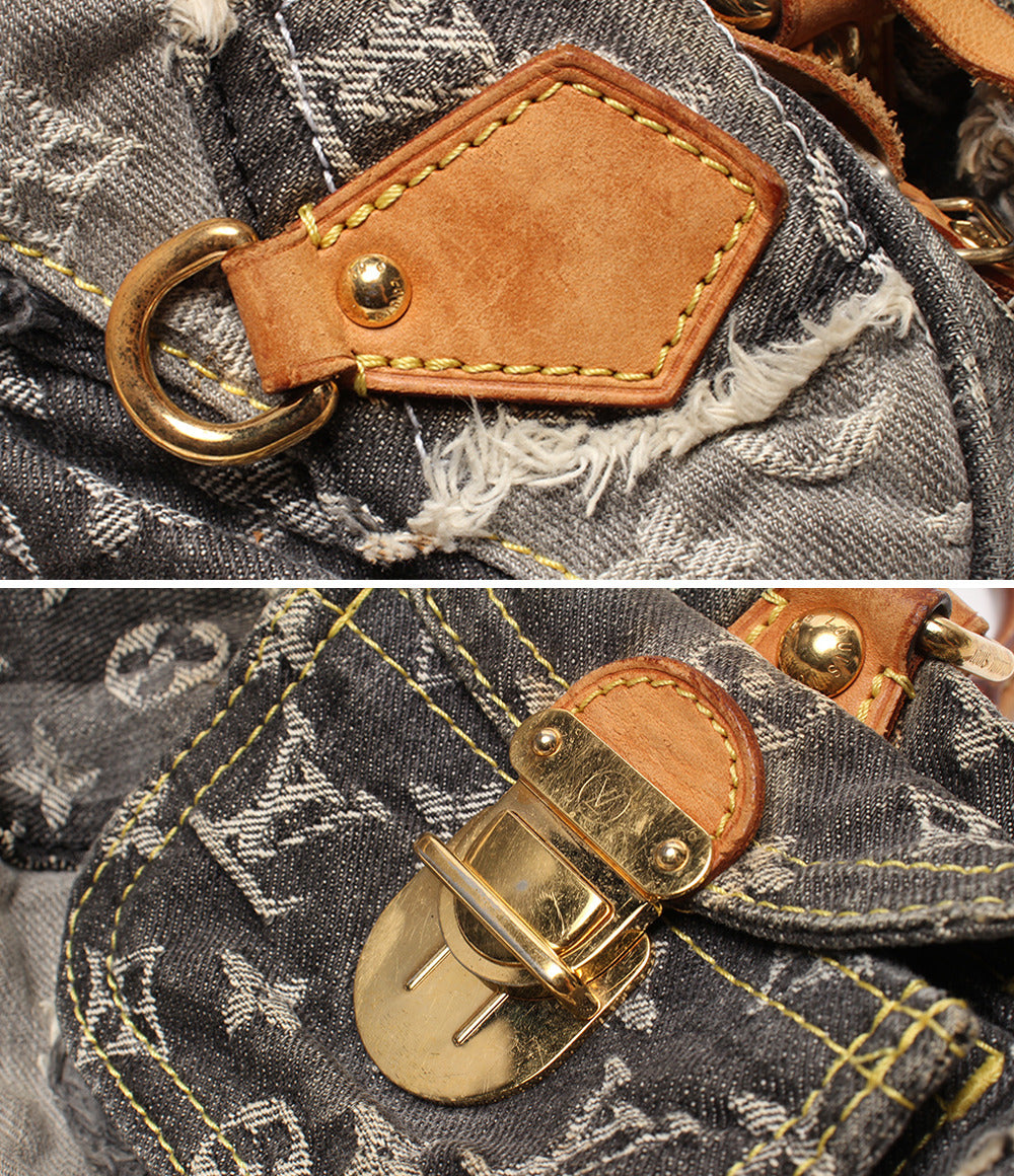 LOUIS VUITTON ハンドバッグ モノグラム デニム パッチワーク スピーディ30 M95381 レディース ルイ・ヴィトン