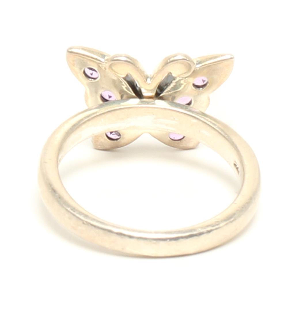 ANNA SUI リング 指輪 SV925 バタフライモチーフ レディース SIZE 9号 アナスイ