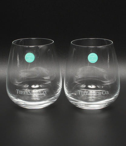 美品 Tiffany & Co. グラス タンブラー 2点セット ペア TCO ティファニー