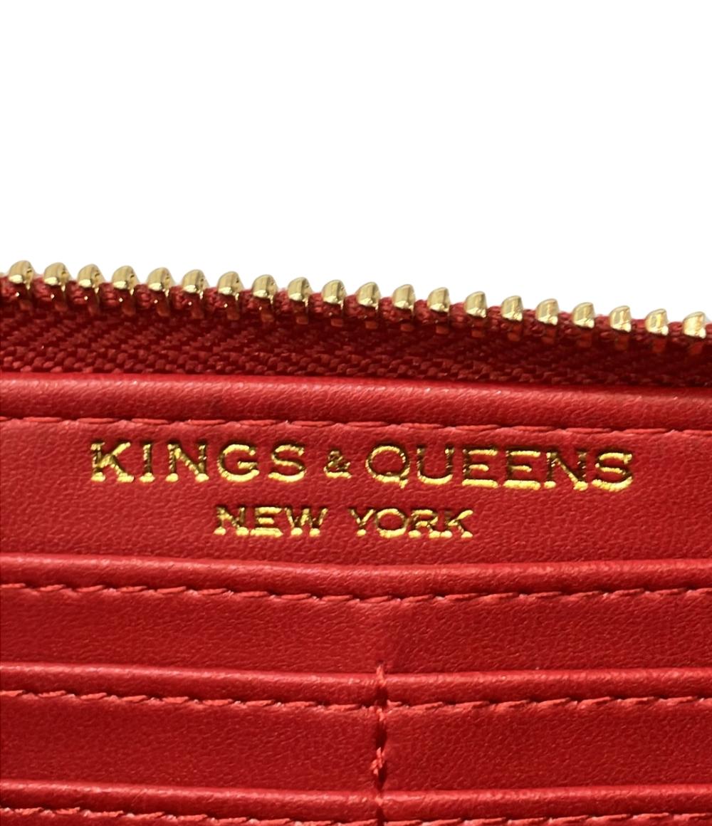 キングスアンドクイーンズ ラウンドファスナー長財布 レディース KINGS&QUEENS