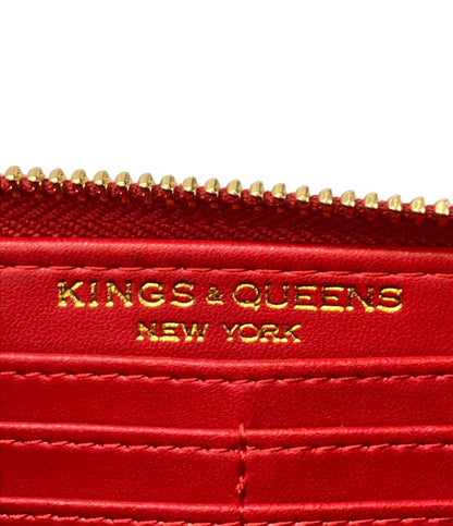 キングスアンドクイーンズ ラウンドファスナー長財布 レディース KINGS&QUEENS