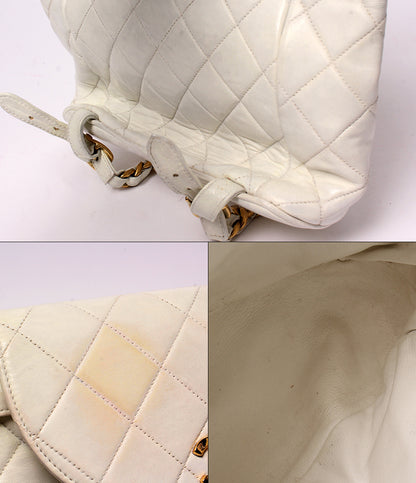 CHANEL リュック 3番台 ゴールド金具 マトラッセ レディース シャネル