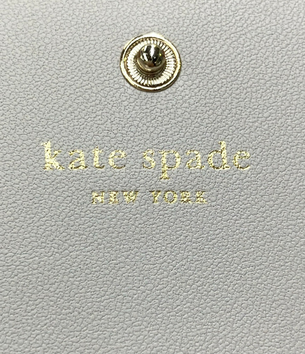 Kate Spade 二つ折り財布 牛革 ペブルレザー レディース ケイトスペード