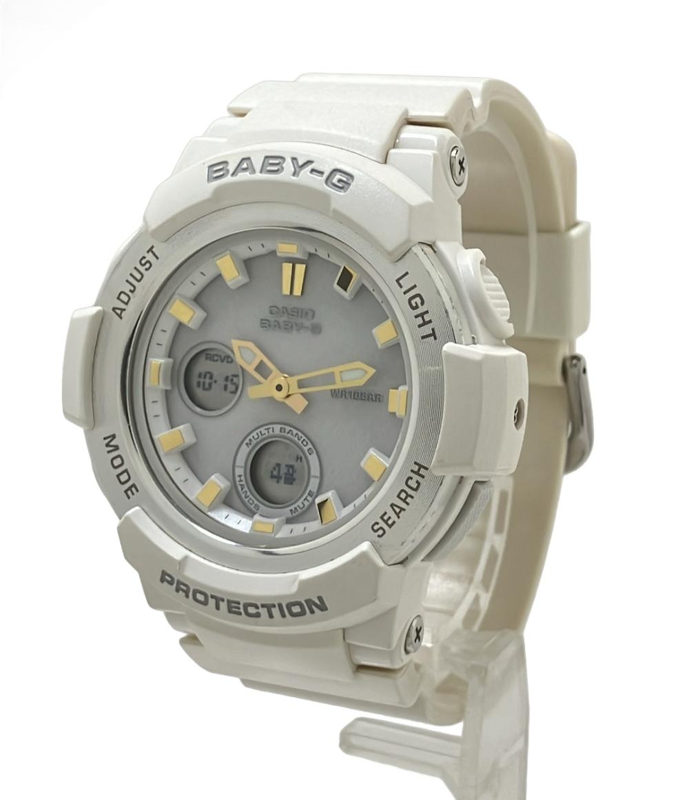 カシオ 腕時計 プレシャスハートセレクション BABY-G ソーラー ホワイト BGA-2100GA レディース CASIO