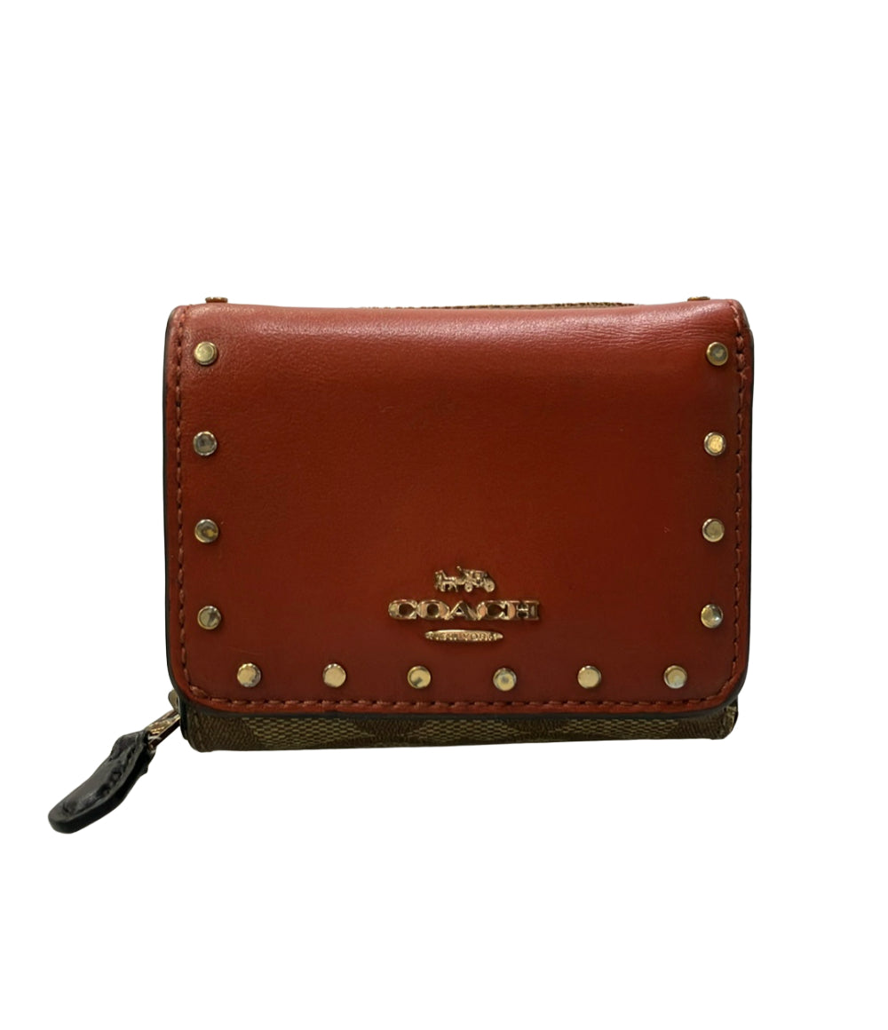 COACH 三つ折り財布 レザー シグネチャー C3323 レディース コーチ