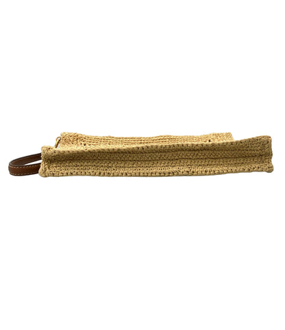 Tory Burch クラッチバッグ ラフィア ロゴ レディース トリーバーチ
