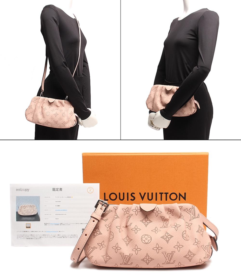 美品 ルイ・ヴィトン ショルダーバッグ シルバー金具 スカラ ミニ マヒナ マグノリア レザー M80904 レディース LOUIS VUITTON