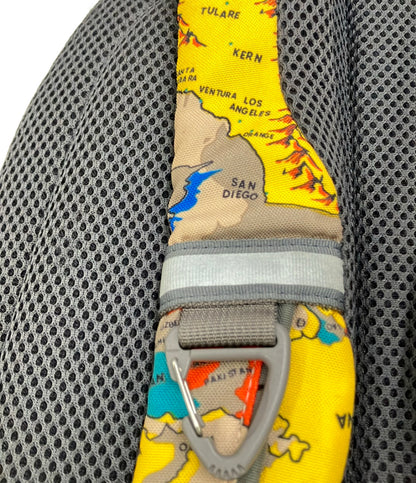 美品 THE NORTH FACE リュック デイパック 地図柄 ラウンディ Roundy NMJ72202 キッズ ザ・ノース・フェイス