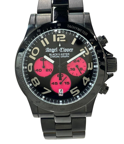 Angel Clover 腕時計 クオーツ ブラック BM41 メンズ エンジェルクローバー