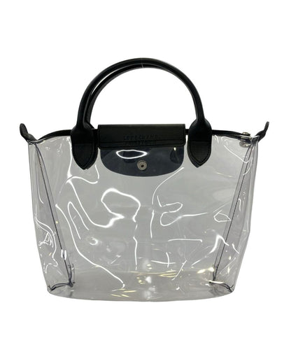 Longchamp Mr.Bags 2WAY ハンドバッグ ショルダーバッグ 斜め掛け 2019限定 クリアバッグ ル プリアージュ Le Pliage Transparent レディース