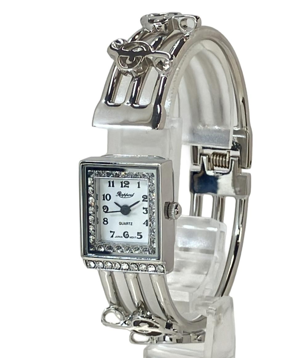 ラポール 腕時計 クオーツ ホワイト レディース RAPPORT