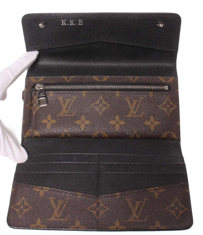 LOUIS VUITTON 三つ折り長財布 ポルトフォイユ ロン モノグラム マカサー M60168 メンズ ルイ・ヴィトン