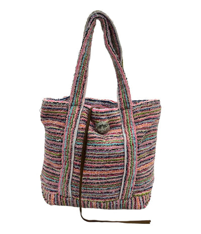 シエスタポー ハンドバッグ 紐付き タオル地 レディース Sieste Peau