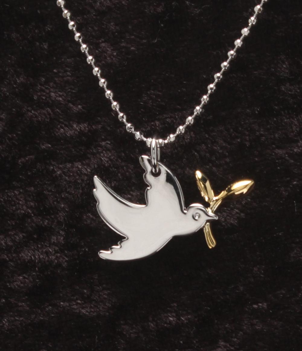 美品 Plus Vendome ネックレス 鳥モチーフ バードモチーフ ハートモチーフ リボンモチーフ 3点セット レディース プラスヴァンドーム