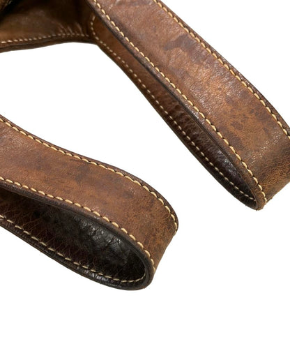 OLD ENGLAND ハンドバッグ レザー 編み込み加工 レディース オールドイングランド