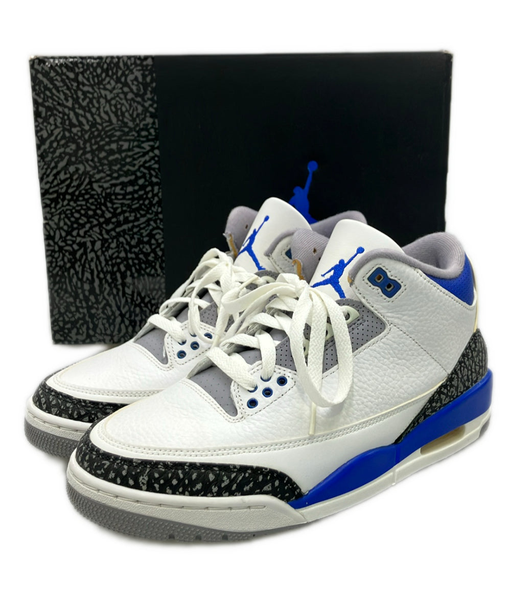 美品 NIKE ミドルカットスニーカー エア ジョーダン 3 レトロ CT8532-145 メンズ SIZE 26.5 ナイキ