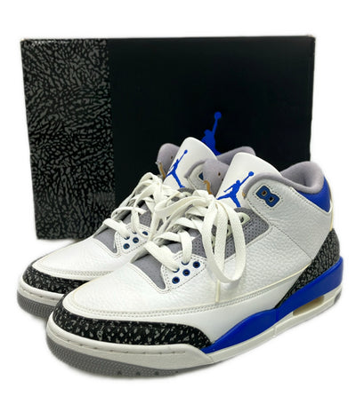 美品 NIKE ミドルカットスニーカー エア ジョーダン 3 レトロ CT8532-145 メンズ SIZE 26.5 ナイキ