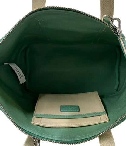 美品 POLO RALPH LAUREN 2wayミニキャンパストートバッグ ショルダーバッグ レディース ポロ・ラルフローレン
