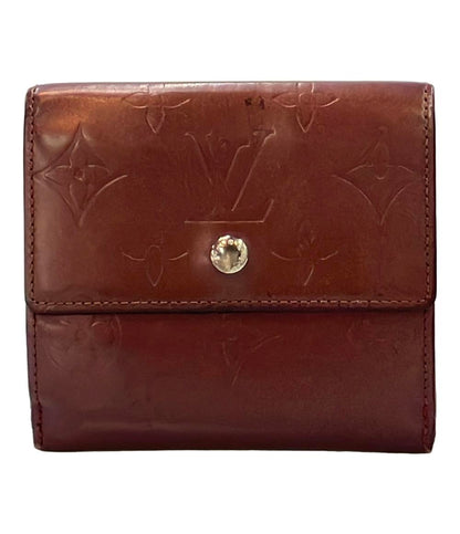 LOUIS VUITTON Wホック 三つ折り財布 モノグラムマット ポルトモネ 