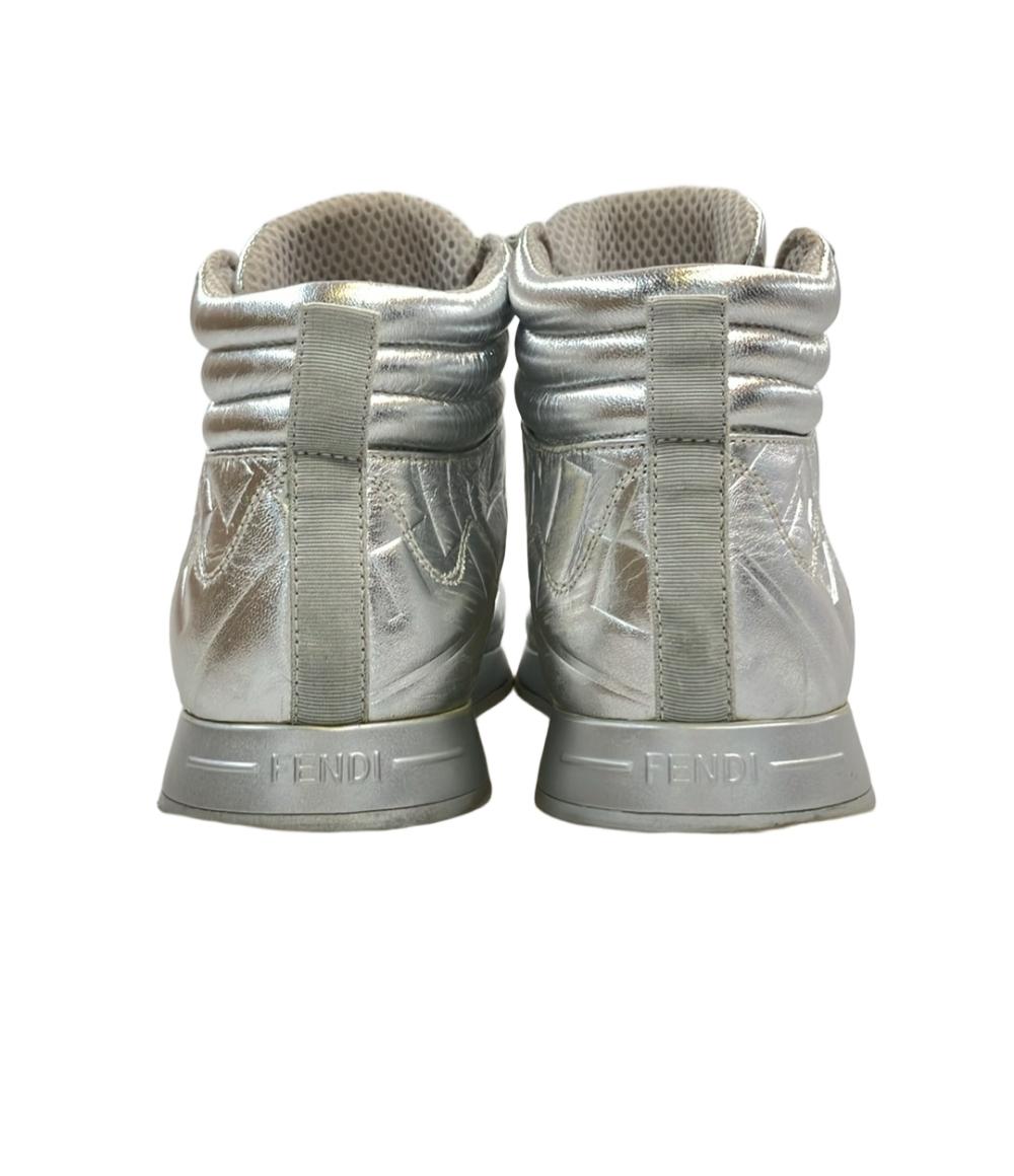 フェンディ ハイカットスニーカー × ニッキーミナージュ ズッカ柄