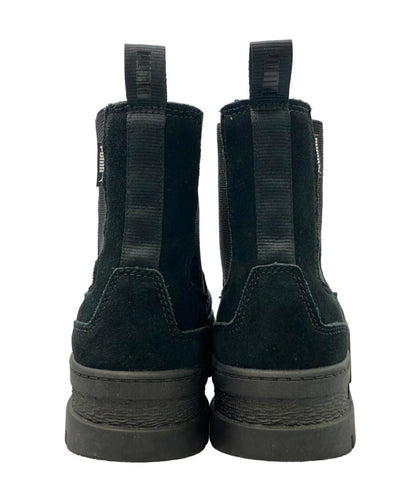 PUMA サイドゴア厚底ショートブーツ メイズ チェルシー スウェード 382829-01 レディース SIZE 25.0 プーマ