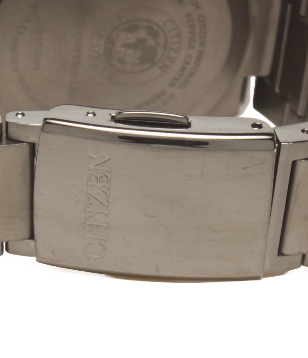 CITIZEN 腕時計 アテッサ  ATTESA ソーラー ブラック H145-S122619 メンズ シチズン