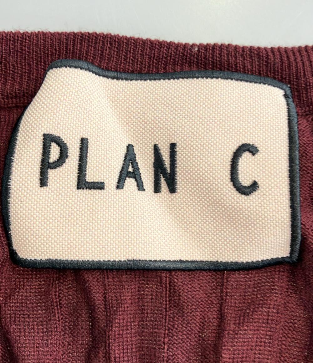 プラン シー 長袖ニット リブ レディース SIZE 38 (S) PLAN C