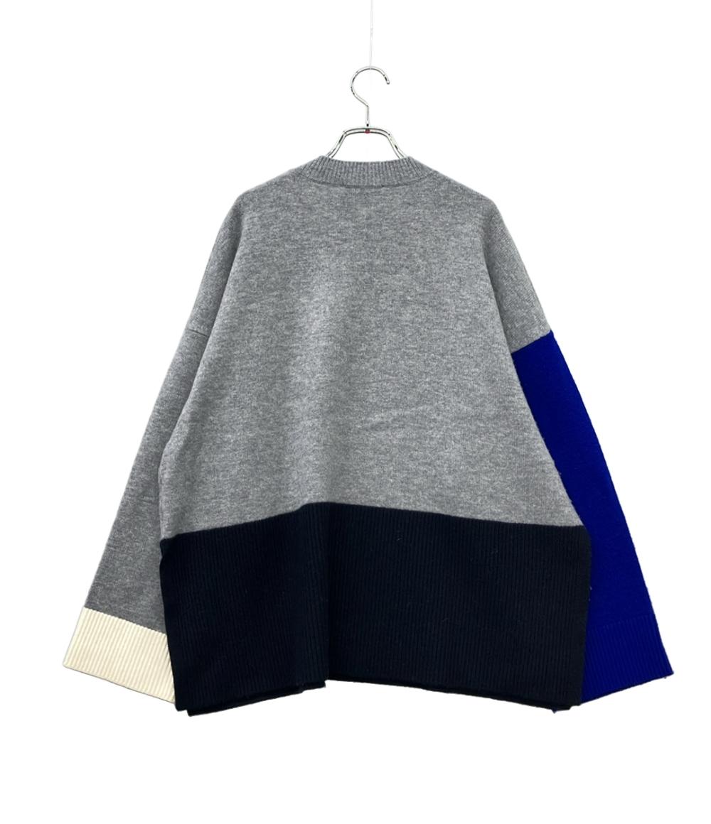 ENFOLD 長袖ニット カラーブロック 300HS270-0270 レディース SIZE 38 (M) エンフォルド