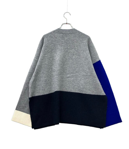 ENFOLD 長袖ニット カラーブロック 300HS270-0270 レディース SIZE 38 (M) エンフォルド