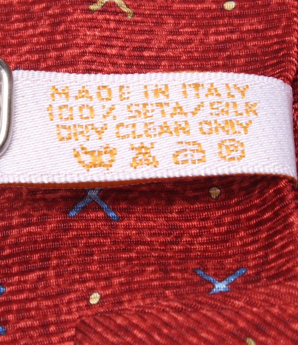 ブルガリ ネクタイ シルク100％ メンズ BVLGARI