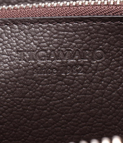 美品 ティガマロ ラウンドファスナー長財布 メンズ TlGAMARO