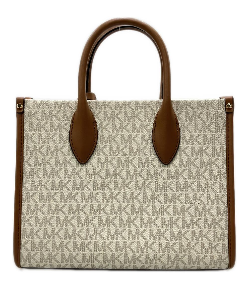 美品 MICHAEL KORS 2WAY ハンドバッグ ショルダーバッグ 斜め掛け ミレラ スモール ショッパー レディース マイケルコース