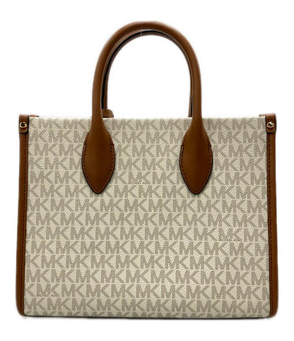 美品 MICHAEL KORS 2WAY ハンドバッグ ショルダーバッグ 斜め掛け ミレラ スモール ショッパー レディース マイケルコース