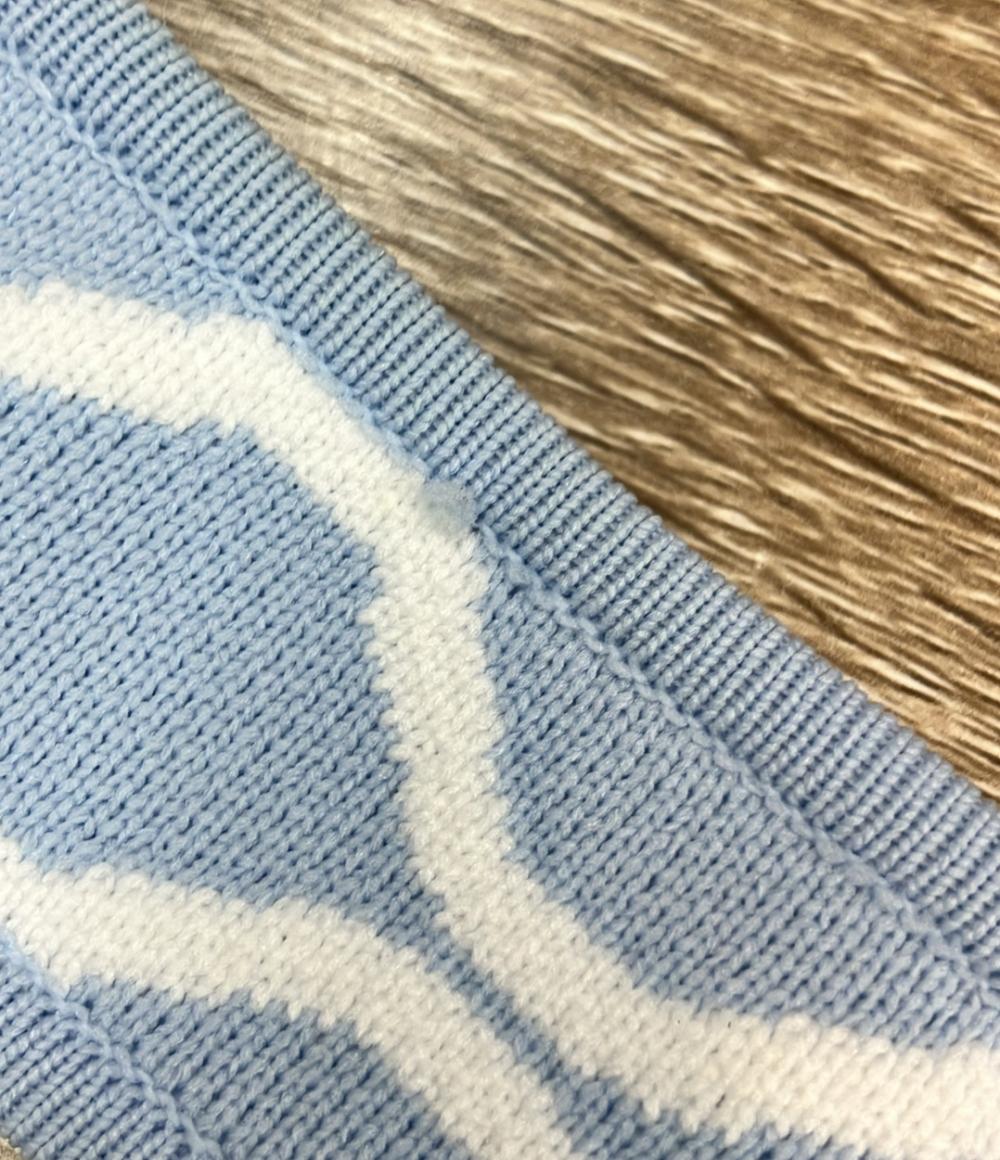 Maje ノースリーブワンピース フレア ジャカードニット フィット ミニ レディース SIZE 42 (L) マジェ