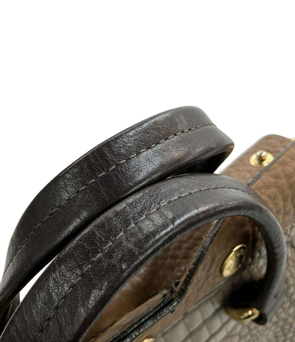 フルラ ハンドバッグ ショルダーバッグ 2WAY 斜め掛け クロコ型押しレザー レディース Furla