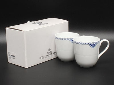 美品 Royal Copenhagen マグカップ 2点セット ペア プリンセス ロイヤルコペンハーゲン