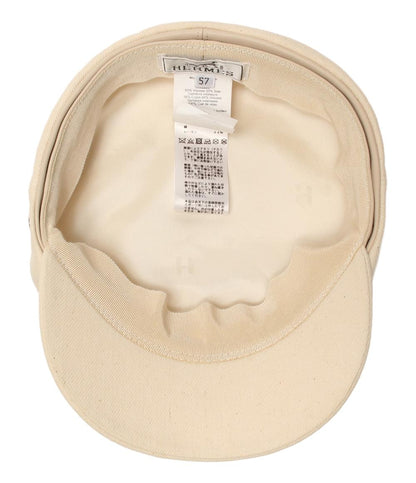 美品 エルメス キャスケット シルバー金具 ブランカッセ レディース SIZE 57 HERMES