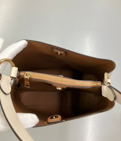 美品 COACH ハンドバッグ ショルダーバッグ バケットバッグ 2WAY 斜め掛け レザー 1011 レディース コーチ