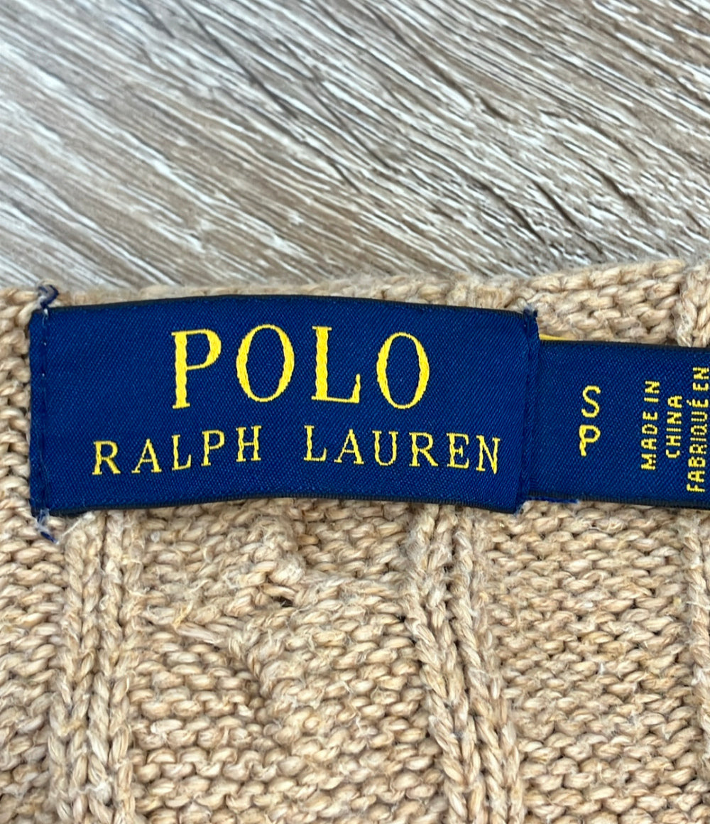 POLO RALPH LAUREN 長袖ニット ケーブル ハーフジップ ポニー刺繍 メンズ SIZE SP (S) ポロ・ラルフローレン